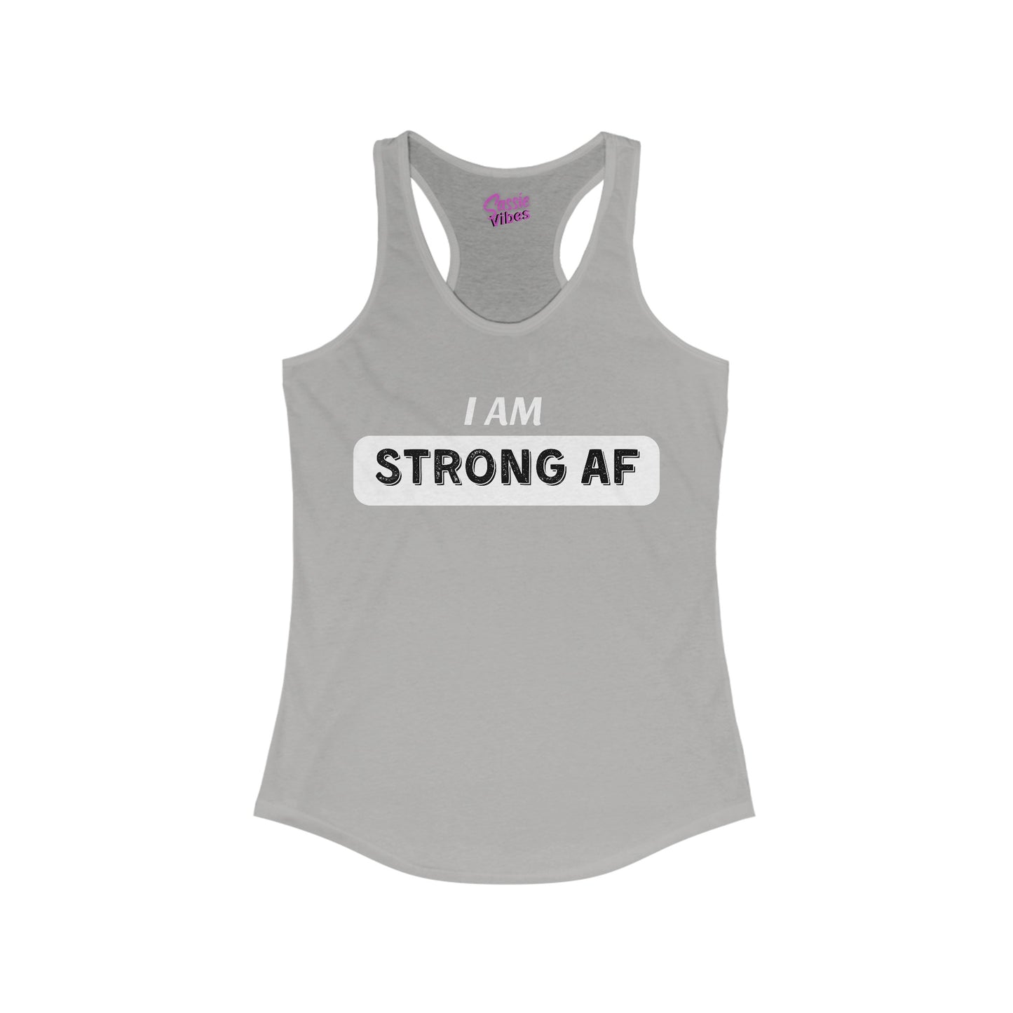 I am Strong AF Tank (WL)