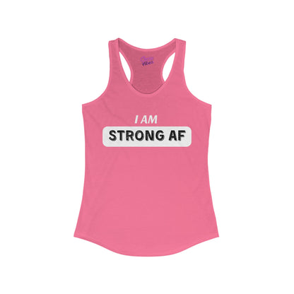 I am Strong AF Tank (WL)