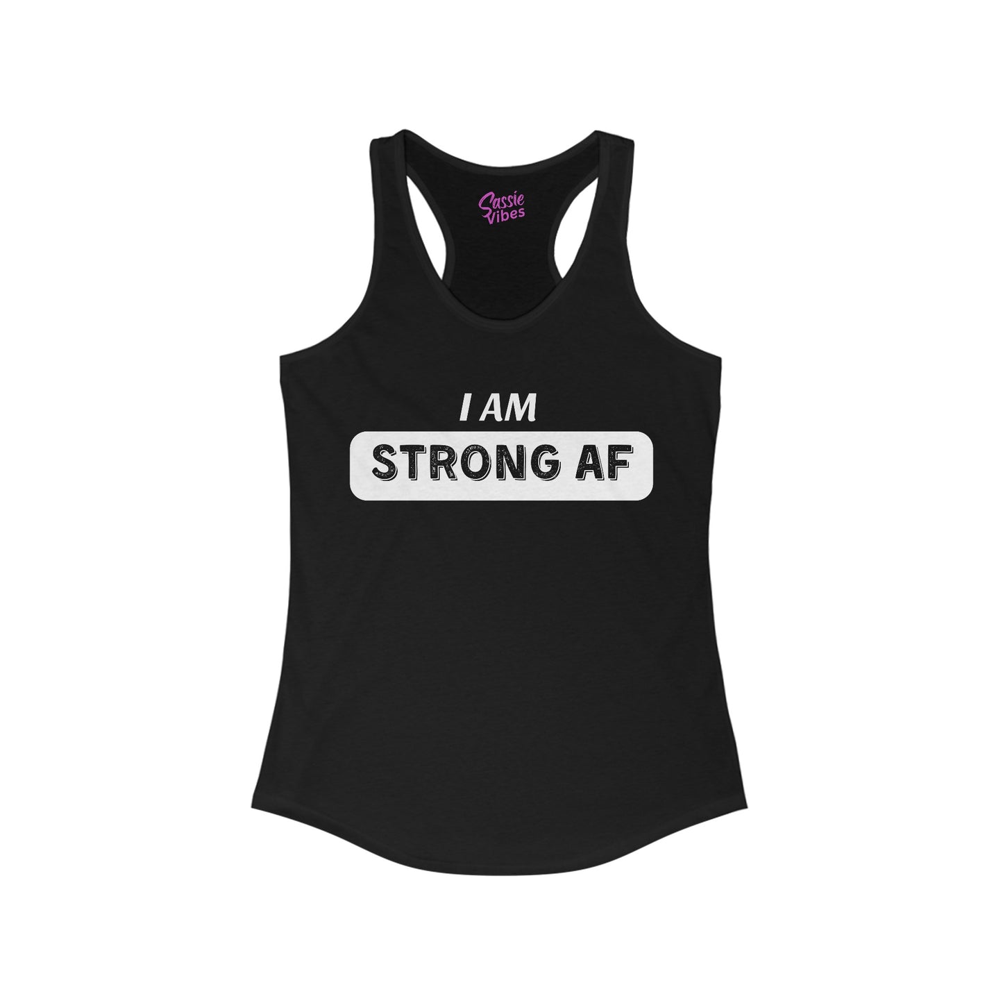 I am Strong AF Tank (WL)