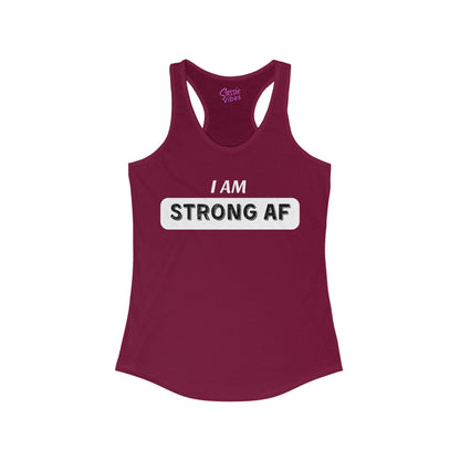 I am Strong AF Tank (WL)