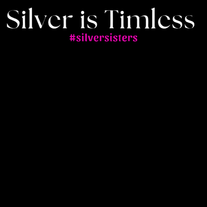 Just Chillin' V-Necks - Silver is Timeless