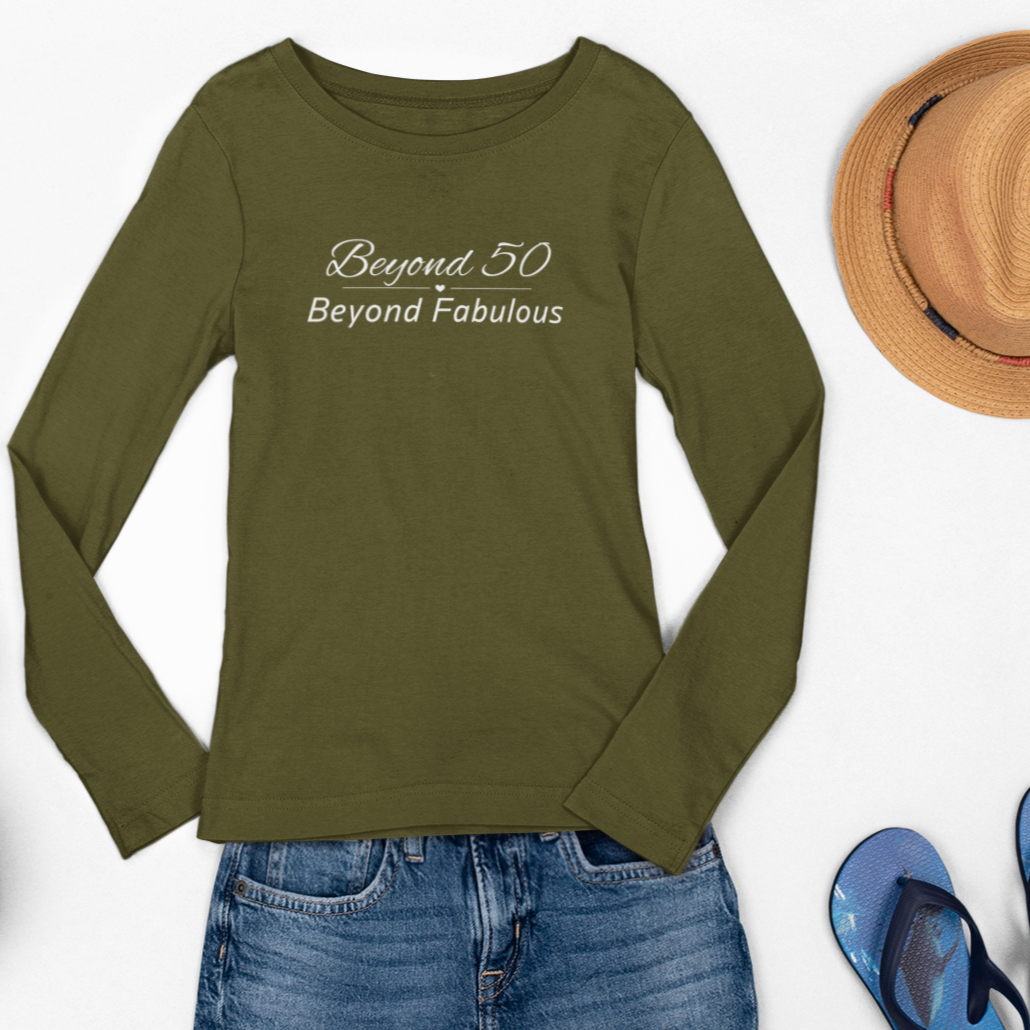 -Beyond 50 Beyond Fabulous Long Sleeve Cooling Shirt-