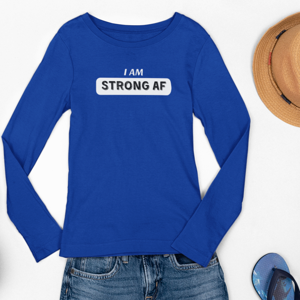 I am Strong AF (WL) - Hotflash Hero Long Sleeved Shirt