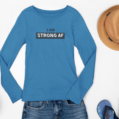 I am Strong AF (BP) - Hotflash Hero Long Sleeved Shirt