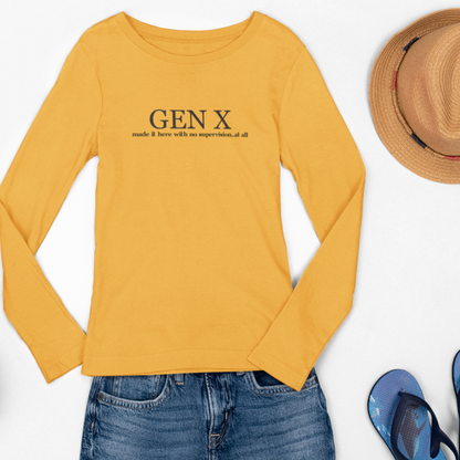 GEN X PROUD (BP) - Hotflash Hero Long Sleeved Shirt